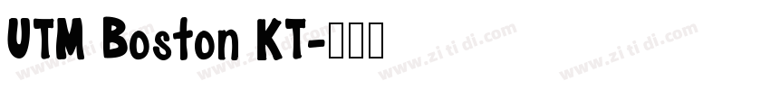 UTM Boston KT字体转换